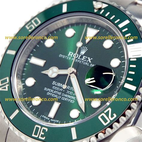 prezzo rolex submariner quadrante verde|rolex sottomarino prezzo.